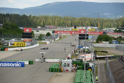 View Down the Back Stretch